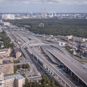 В составе развязки Юго-Восточной хорды и Волгоградского проспекта строится 5 эстакад В составе развязки Юго-Восточной хорды и Волгоградского проспекта строится 5 эстакад