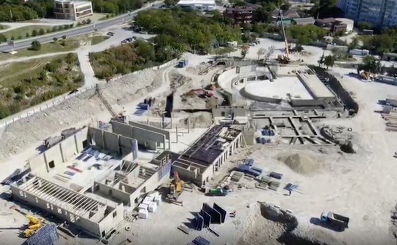 КРЦ «Геленджик-Арена» достроят к середине 2022 года