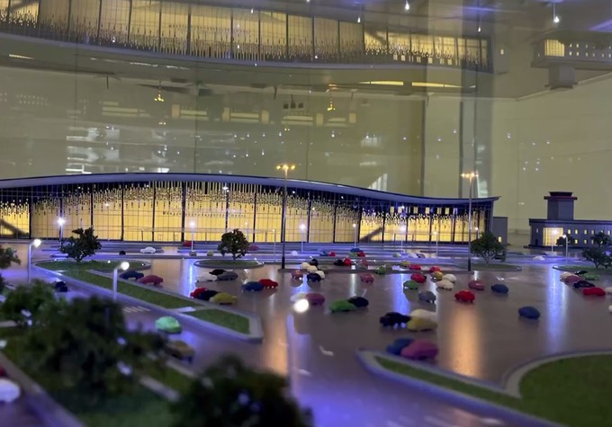 Аэропорт «Рощино» представил макет будущего аэровокзала
