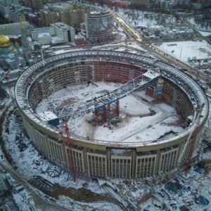 В рамках реконструкции «Олимпийского» построят подземный паркинг и торговые галереи
