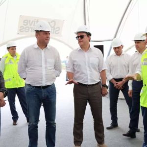 Губернатор Самарской области дал старт монтажу пролетного строения трассы в обход Тольятти