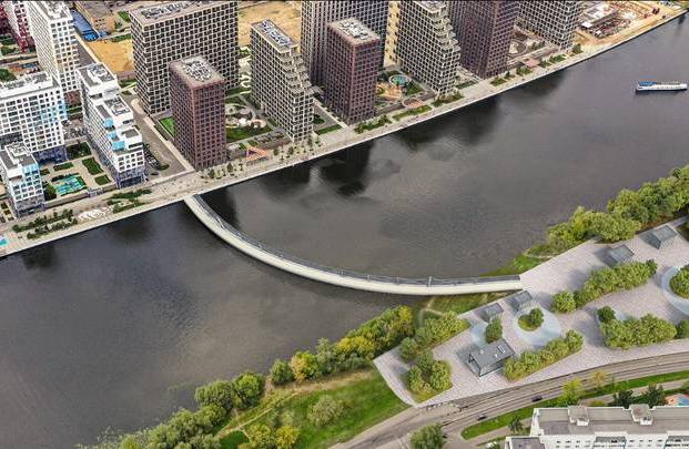 7 пешеходных мостов построят в столице до 2026 года